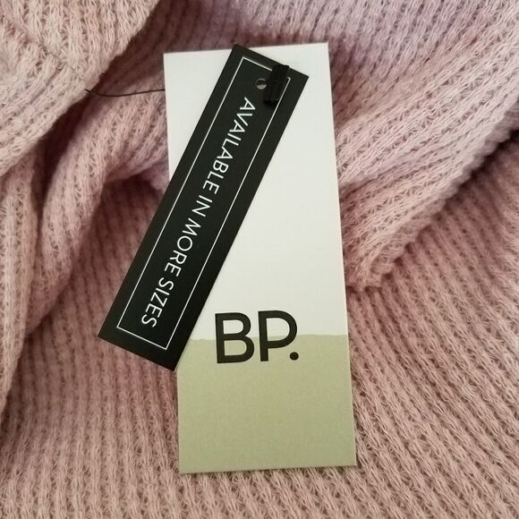 BP Tie Front Waffle Knit Tee sz XS in Pink - Picture 10 of 12